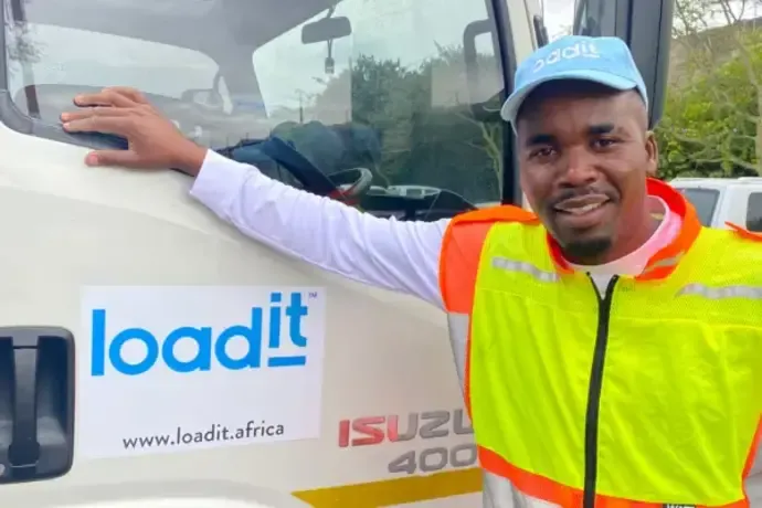 Professional driver fulfilling deliveries
